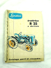 VECCHIO TRATTORE D'EPOCA LANDINI R 25 CATALOGO PARTI RICAMBIO MANUALE TRATTRICE