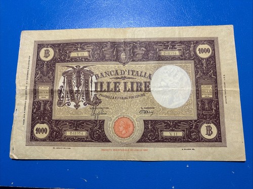 Banconota 1000 lire grande - lire, m