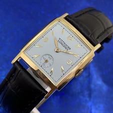 Vintage 1950’s Man’s WITTNAUER LONGINES Stunning Blue Dial Serviced & WARRANTY