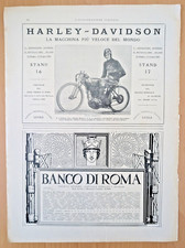 clipping Adversiting Harley Davidson Pubblicitario Rivista Anni 30 cm 30 x 20