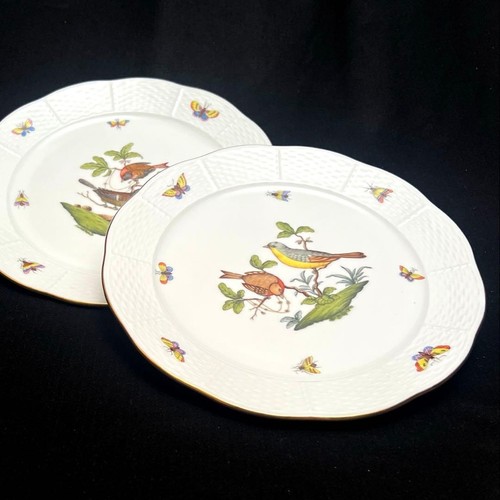 Herend rothschild bird piatto - herend,