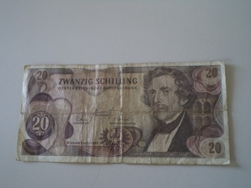 Banconota austria austriaca - banconota,