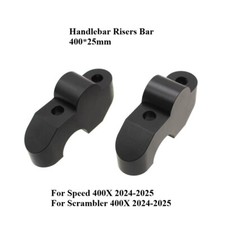 Morsetto barra alza manubrio diametro tubo 400x25 mm per Triumph Speed400 Scrambler