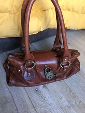borsa a bauletto in cuoio