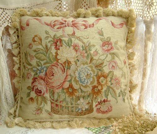 Cuscino punto ago - , 16"