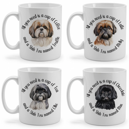Tazza personalizzata shih tzu - personalizzata,