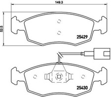 BREMBO P 23 138 Kit pastiglie