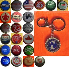 Portachiavi Constellation Pesci Icona Pesce Coca Cola Sprite pepsi e altro tappo birra soda