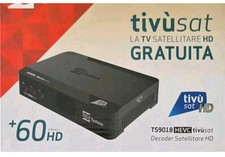 DECODER HD SATELLITARE TIVÙSAT  SENZA SCHEDA TELESYSTEM TS9018HEVC 