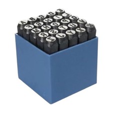 SET PUNZONI STAMPINI LETTERE ALFABETO 25pz 7mm UTENSILI ALFA
