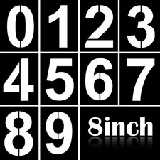 Kit stencil numero - grande, 8