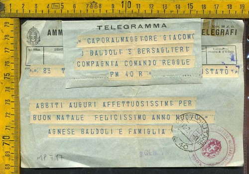 Seconda guerra telegramma - seconda,