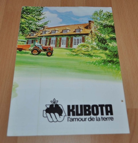 Brochure giapponese trattore