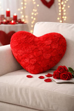 Cuscino a Cuore in Peluche per