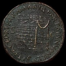 Riproduzione Sesterzio Nerone