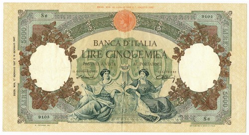 5000 lire capranesi - 5000,