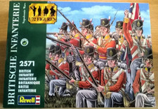 Revell (1/72) Napoleonic Wars - British Infantry - rare GREEN  BOX ON SPRUES
