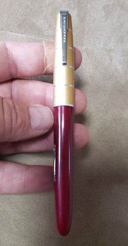Vtg waterman taperite burgundy - vtg,