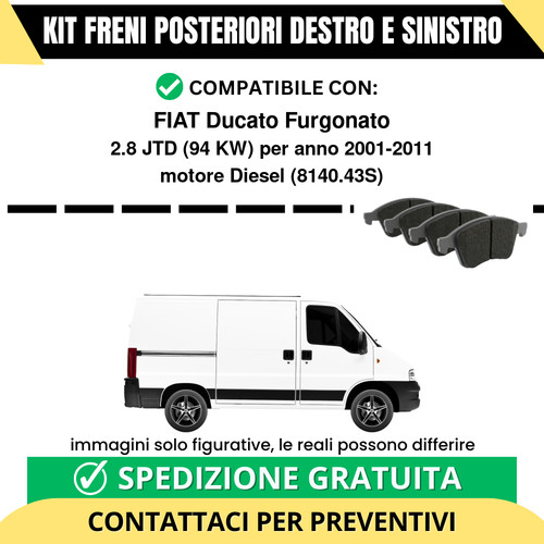 Pastiglie freno posteriori - pastiglie,