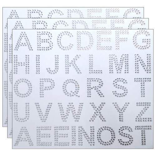 Sheets lettere strass - sheets, in