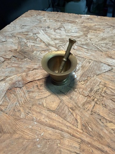 Mortaio vintage ottone - mortaio,
