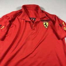 Polo Ferrari Vintage Rossa