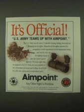 Pubblicità Aimpoint Red Dot