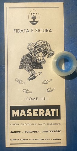 Rara pubblicità candele - rara,