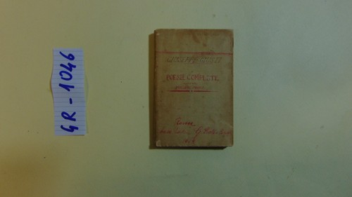 Libro giuseppe giusti poesie - giusti,