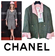 Giacca tweed Chanel 2012 nero