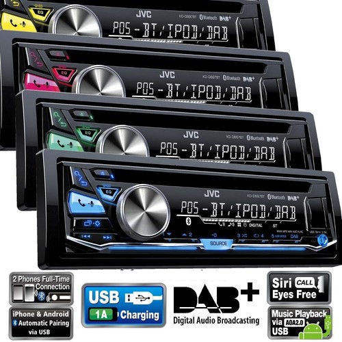 Jvc db97bt autoradio - jvc, dab+