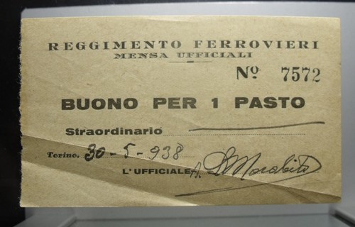 Buono pasto reggimento - 1,