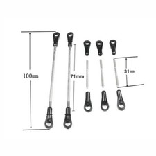 Aste di collegamento senza flybar STASRC 550/600 per parti elicottero allineamento T-REX 600