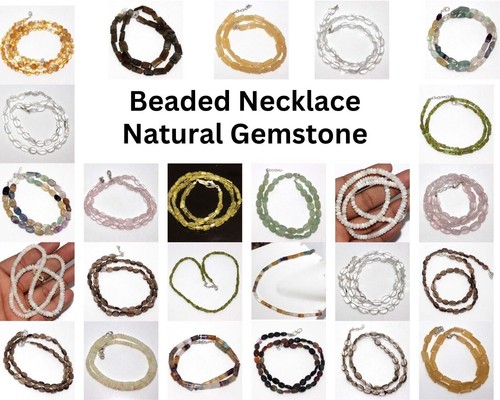 Collana perle pietre - collana,