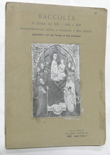 Catalogo asta galleria - catalogo, d'asta