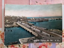 Cartolina Gallipoli Ingresso della città Il Porto 1956 MS38 *