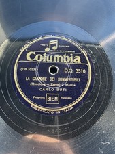 78 GIRI CARLO BUTI canta LA CANZONE DEI SOMMERGIBILI & LA SAGRA DI GIARABUB