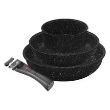 Ballarini Batteria pentole Alluminio antiaderente 4 pz BOLZANO con manico unico