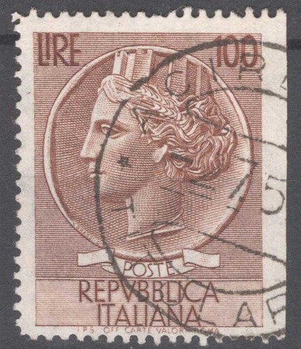 Repubblica 1955 italia turrita - italia,