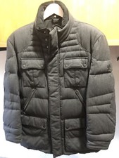 Belstaff XXL colore grigio modello Silver in piume d’oca e lana