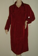 VESTITO ABITO CHEMISIER DONNA BORDEAUX CATO UK 14-16 LEGGI MISURE TAGLIE FORTI