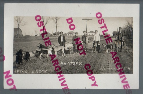 Fredonia kansas rppc c1915 - fredonia,