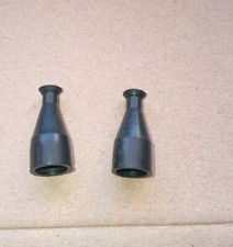 N°02 MINI CUFFIE IN GOMMA PER CAVO ELETTRICO AUTO MOTO D'EPOCA VEDI FOTO MISURE