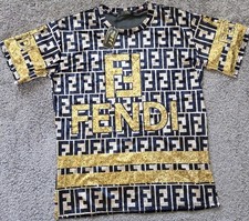 FENDI Monogrammed Gold/Black