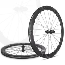 Set ruote bici da strada in fibra di carbonio 700C ingranaggio fisso freno a V clincher ruote bici