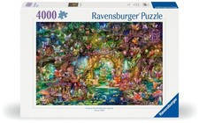 Ravensburger - Puzzle 4000 Il mondo nascosto delle fate