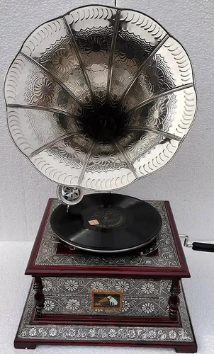 Antico grammofono hmv - antico,
