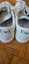 sneakers uomo bianche Emporio Armani usate in un paio di occasioni