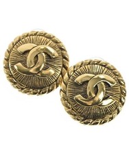 Orecchini Chanel logo CC tono