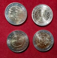 2 EURO COMM. AUSTRIA 2005/07TRATT.ROMA/2009 EMU/2012 ANNIV. EURO FDC LOTTO 4 PZ